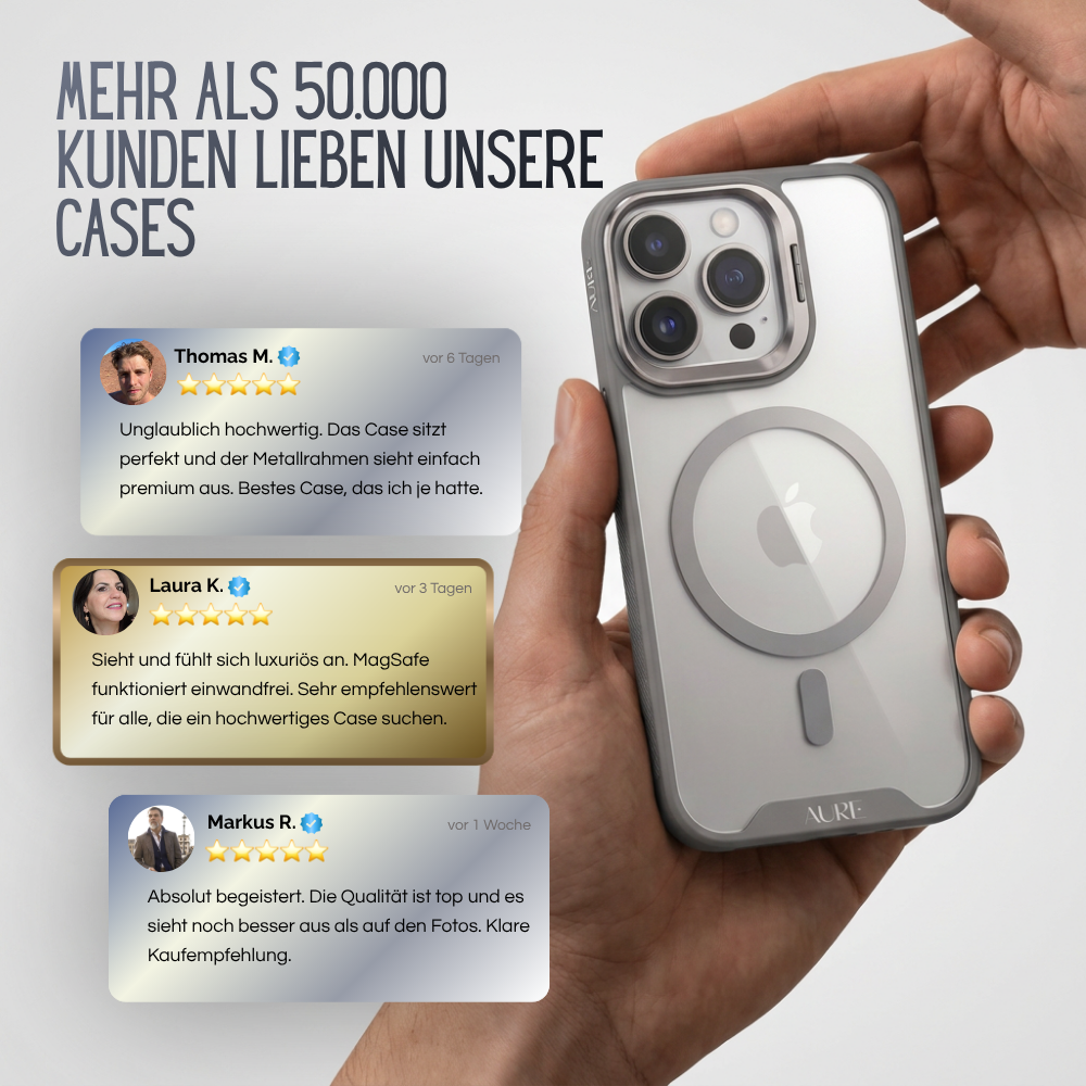 ClearGuard Pro Transparente Hülle + 3× Premium-Panzerglas