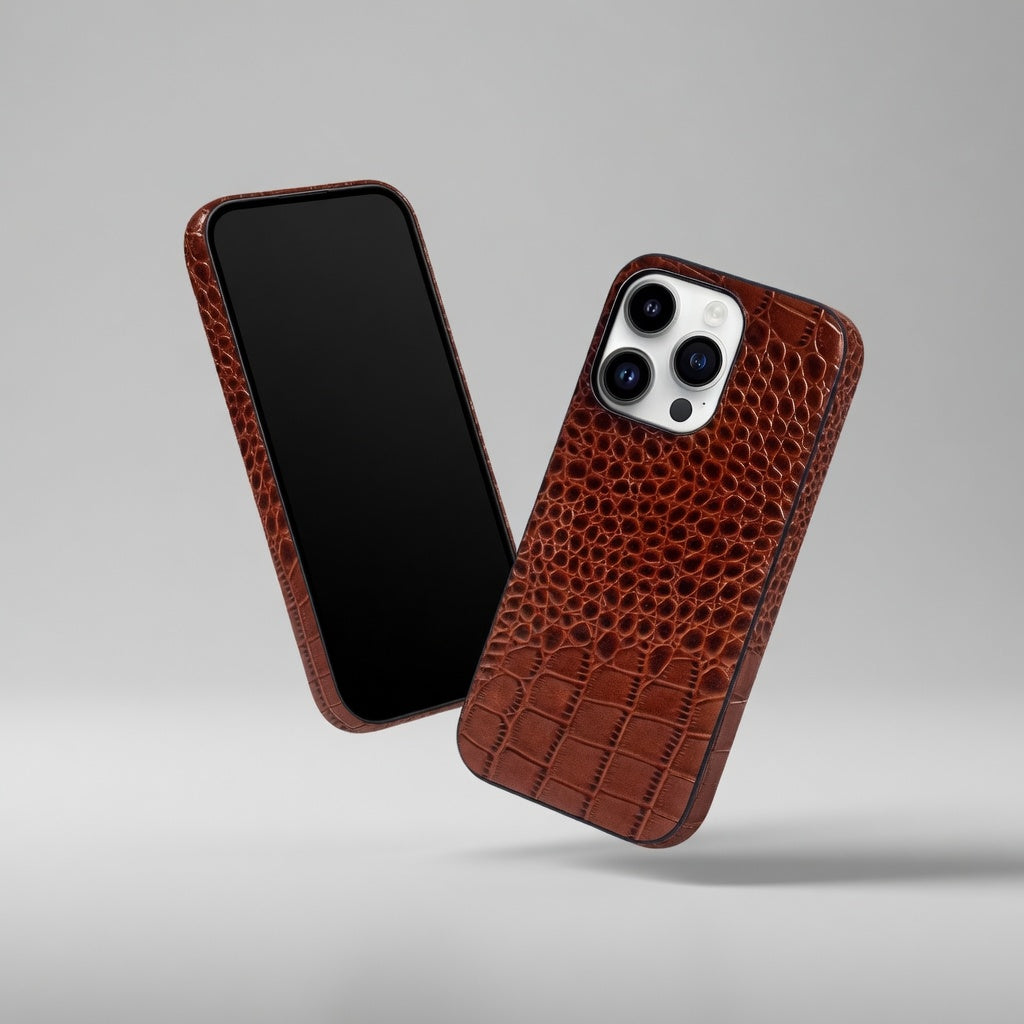 Pouzdro z pravé kůže 100% hovězí kůže – iPhone