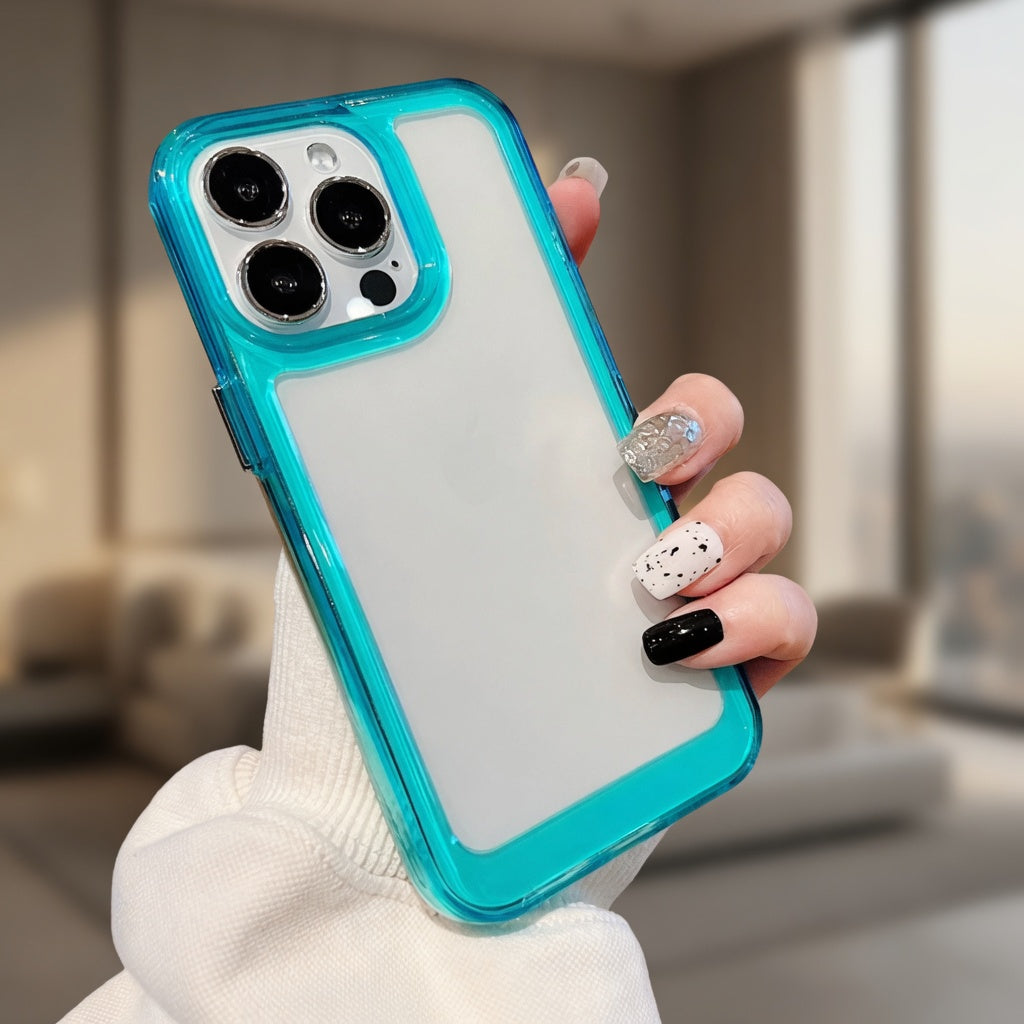 Průhledný tvrdý obal nárazuvzdorný – iPhone