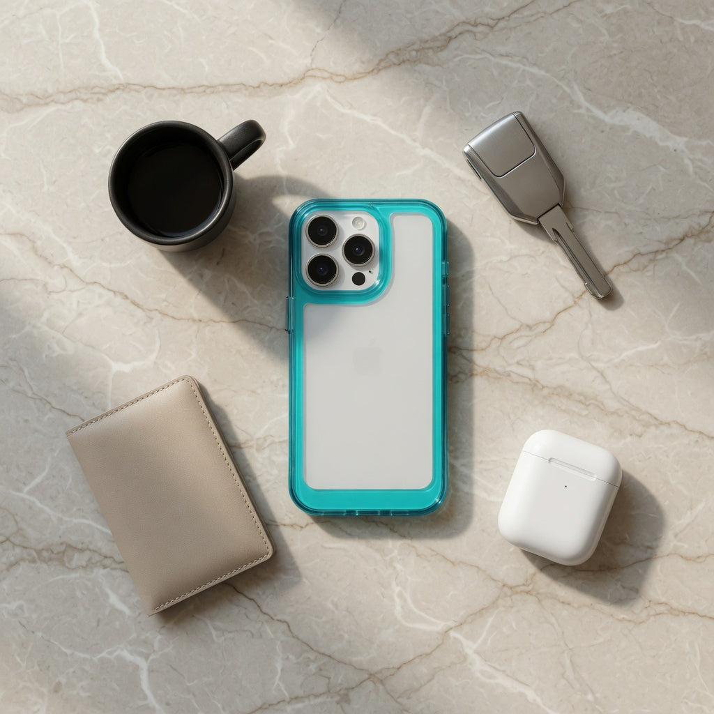 Průhledný tvrdý obal nárazuvzdorný – iPhone