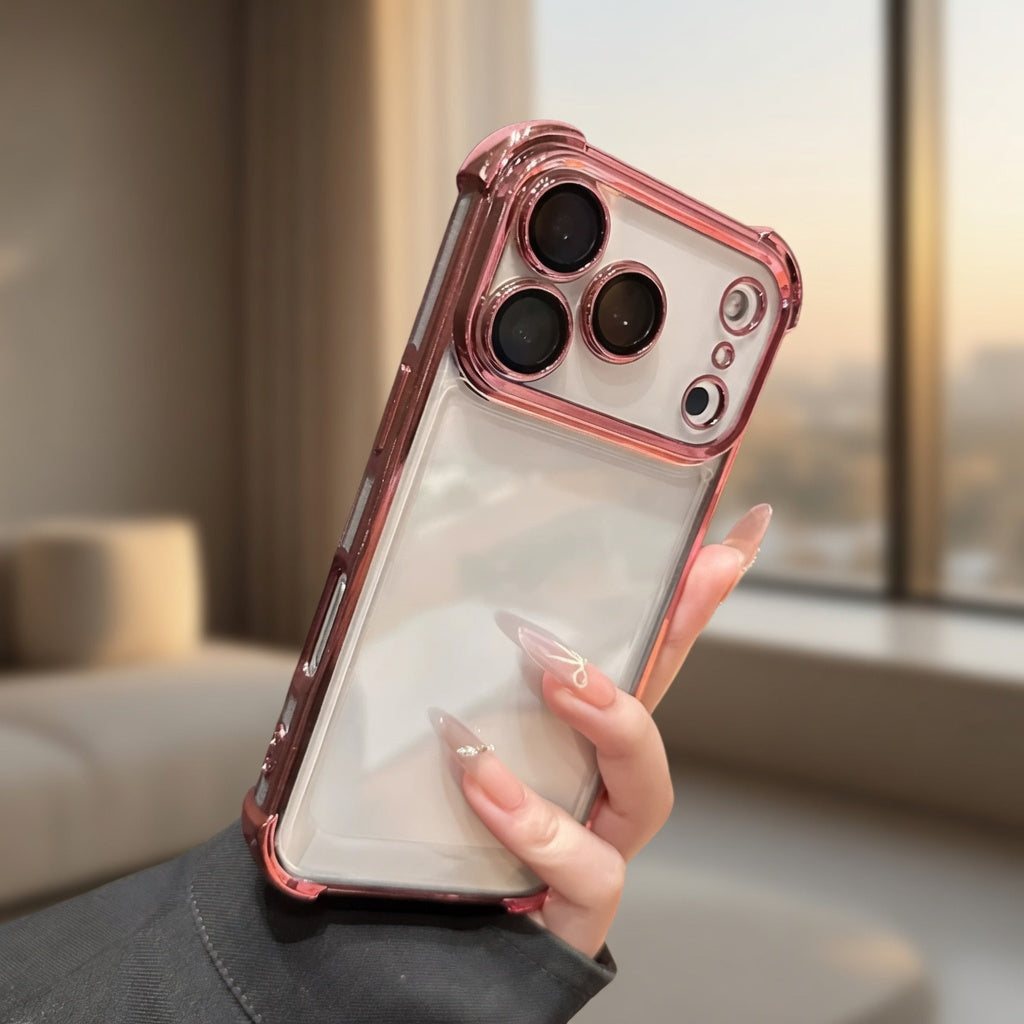 Puffer Clear Průhledné pouzdro Air-Cushion – iPhone