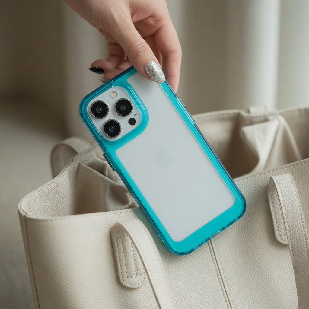 Průhledný tvrdý obal nárazuvzdorný – iPhone