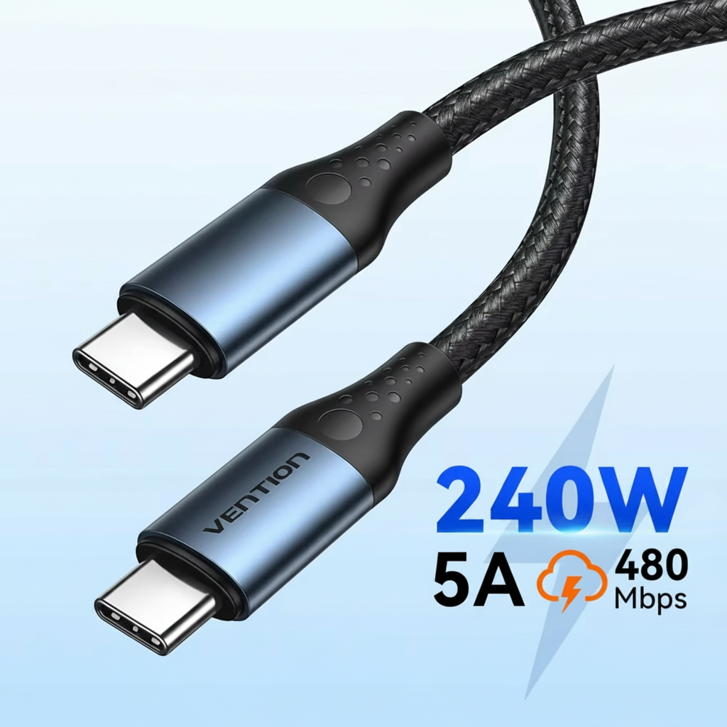 USB-C nabíjecí kabel 240W PD 3.1 Rychlé nabíjení