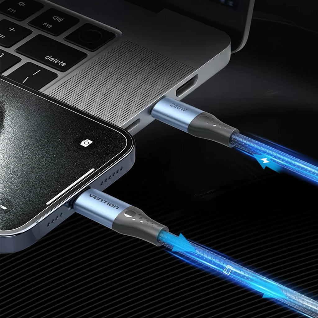 USB-C nabíjecí kabel 240W PD 3.1 Rychlé nabíjení