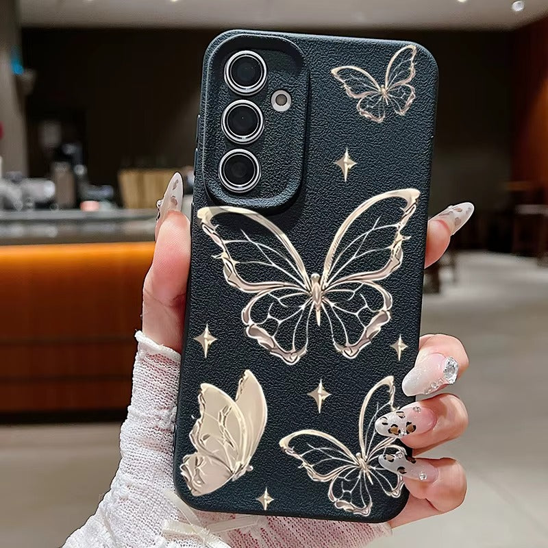 Galaxy Schmetterling Designer Hülle