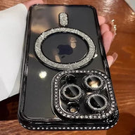 Transparentní třpytivé pouzdro MagSafe – iPhone