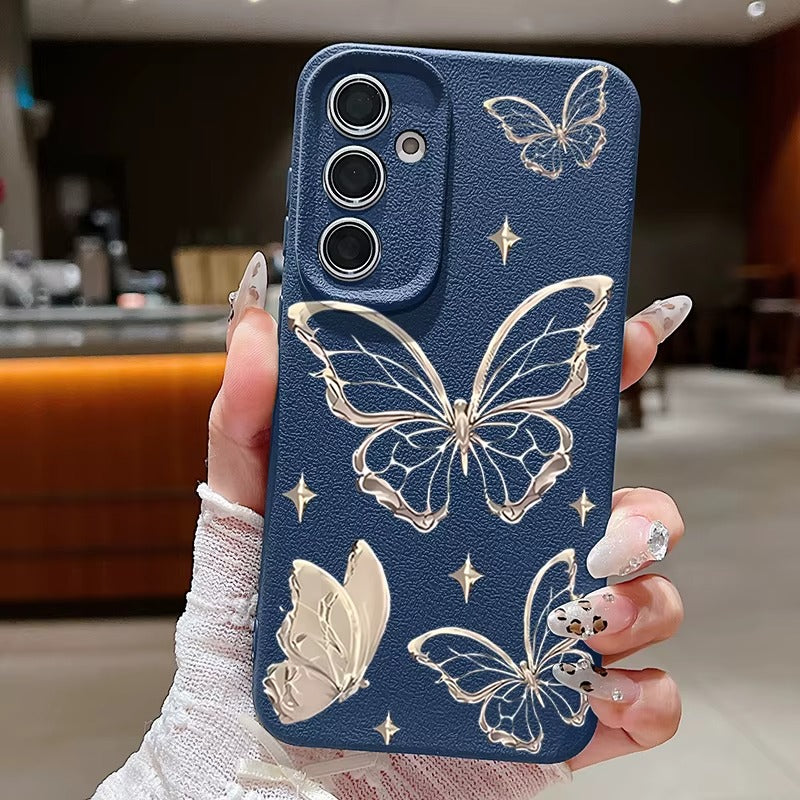 Galaxy Schmetterling Designer Hülle